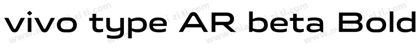vivo type AR beta Bold字体字体转换